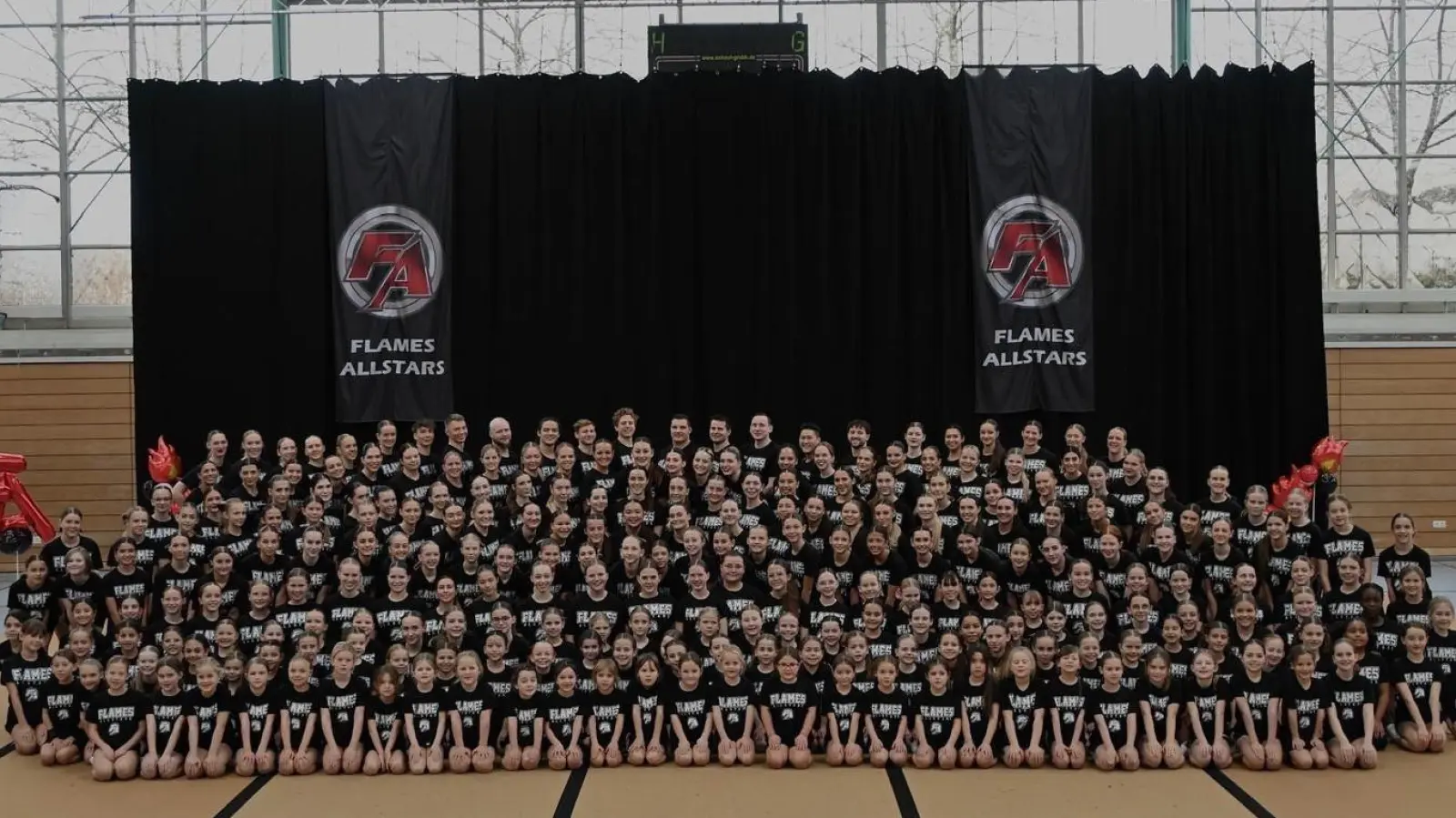 Eine große und erfolgreiche Abteilung beim TSV Haar: die „Flames Allstars” Cheerleader. (Foto: TSV Haar)