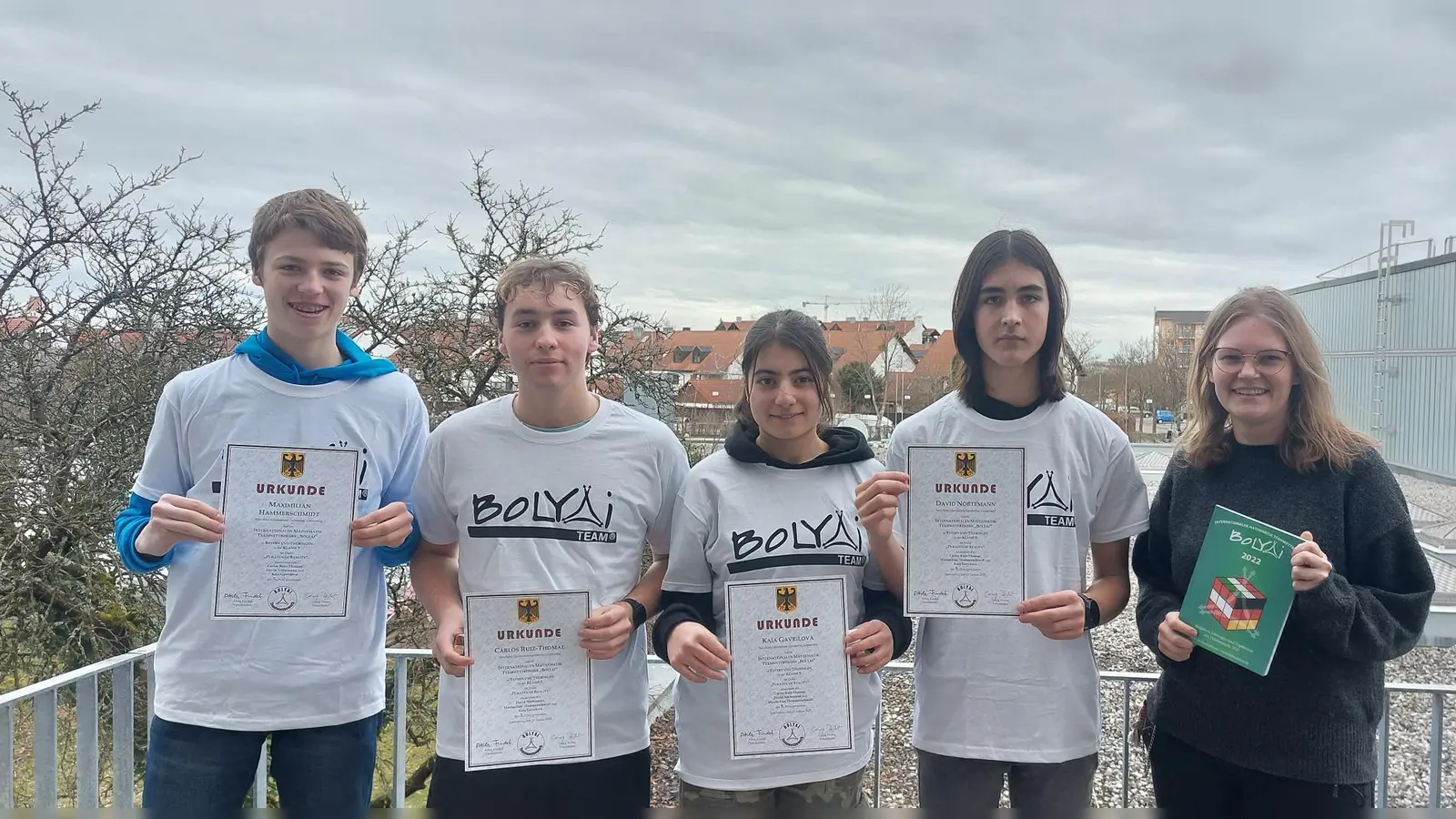Die Neuntklässler des Max-Born-Gymnasiums erzielten beim Bolyai-Wettbewerb den 5. Platz. (Foto: Max-Born-Gymnasium)