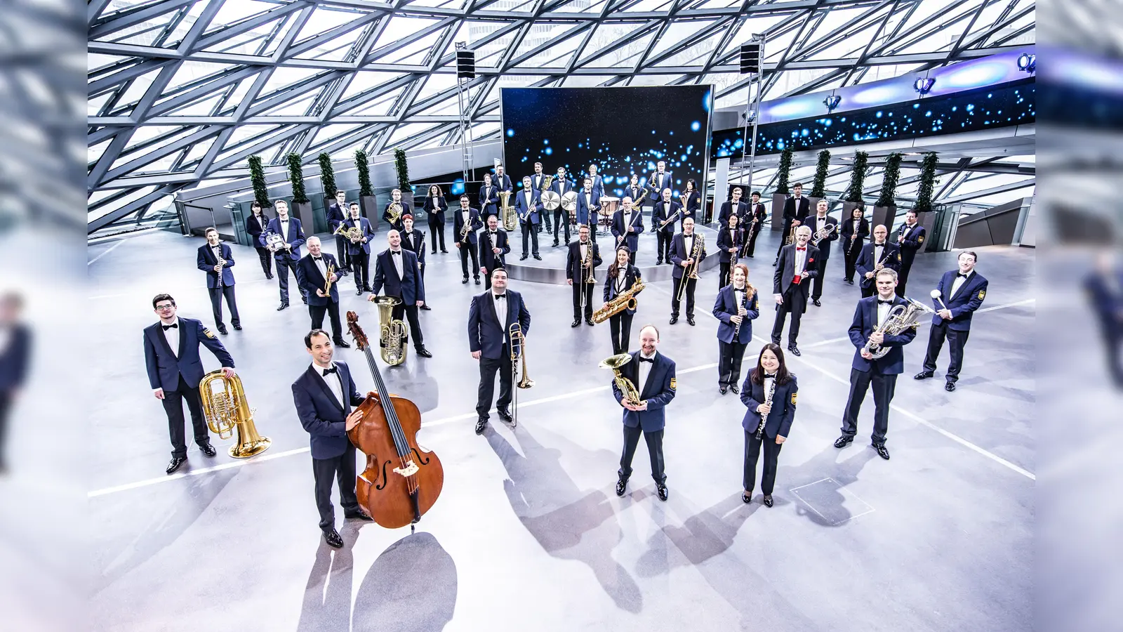 Das Polizeiorchester Oberbayern spielt am 22. Juli im Florianstadl ein Benefizkonzert zugunsten der Polizeistiftung. (Foto: Tobias Epp)