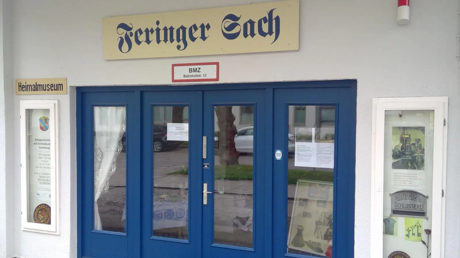 Das Heimatmuseum Feringer Sach in der Bahnhofstraße zeigt eine neue Sonderausstellung. (Archivbild: bas)
