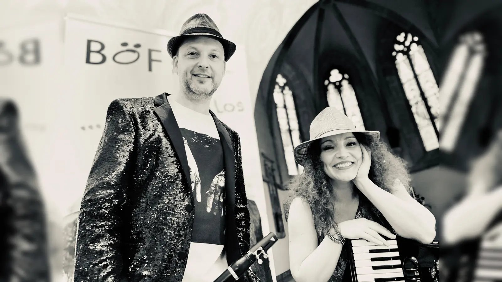 Das Duo BÖF Bayrisch Österreichischer Feinklang spielt am Sonntag in Wörth.  (Foto: VA)