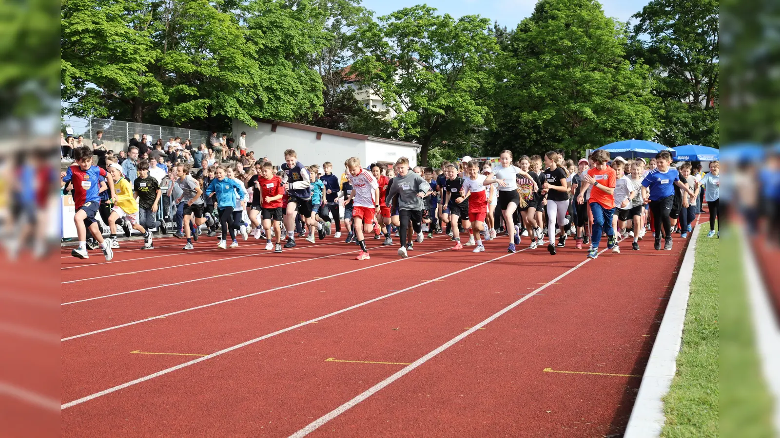 Der Spendenlauf fand zur Unterstützung der Partnerschule in Simbabwe statt. Die Partnerschaft entstand 2017. (Foto: Carl-Spitzweg-Gymnasium)