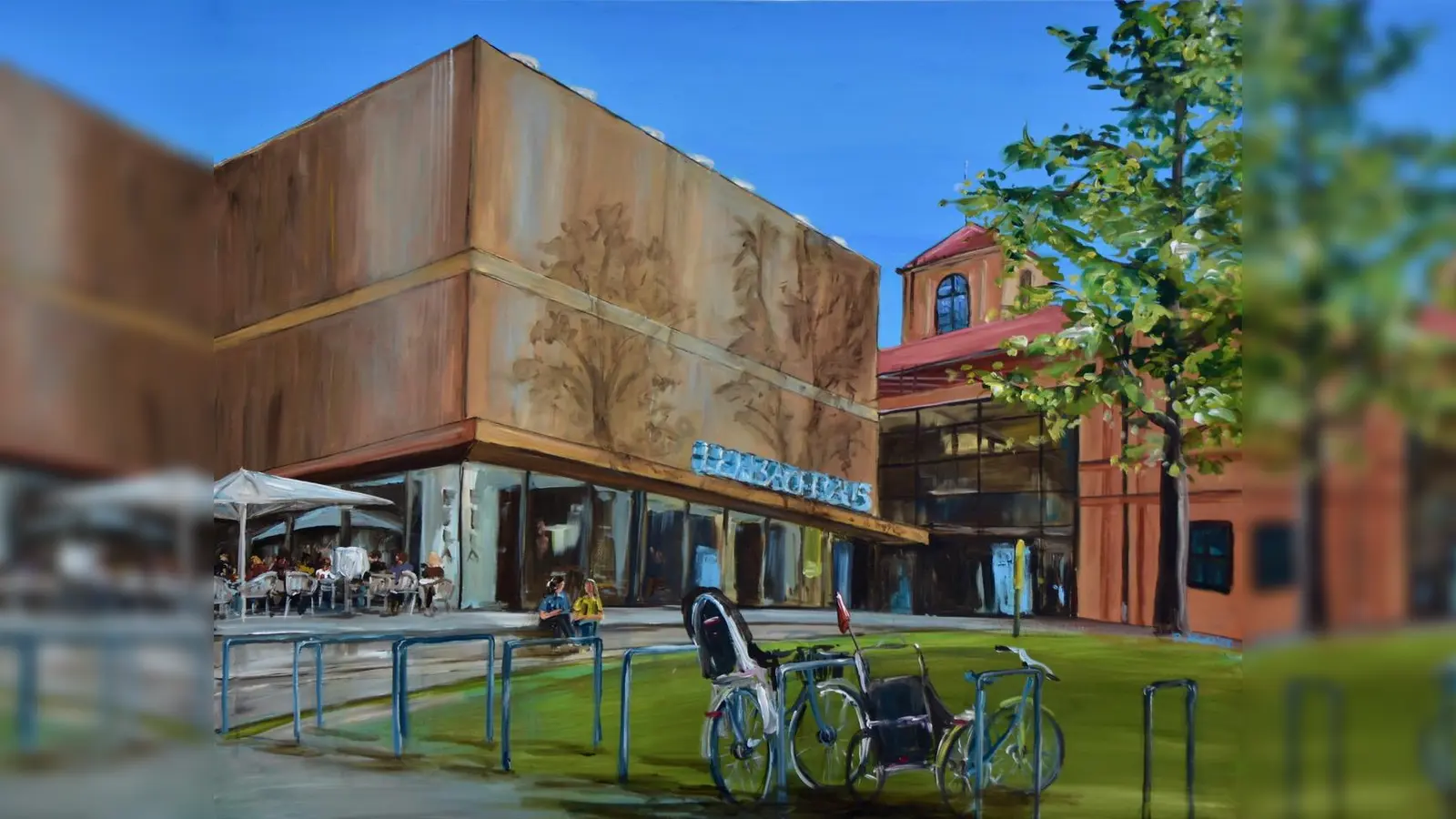 Auch Daniela Drewes (im Bild das Lenbachhaus) öffnet ihr Atelier in der Walter-Otto-Straße 5. (Bild: Daniela Drewes)