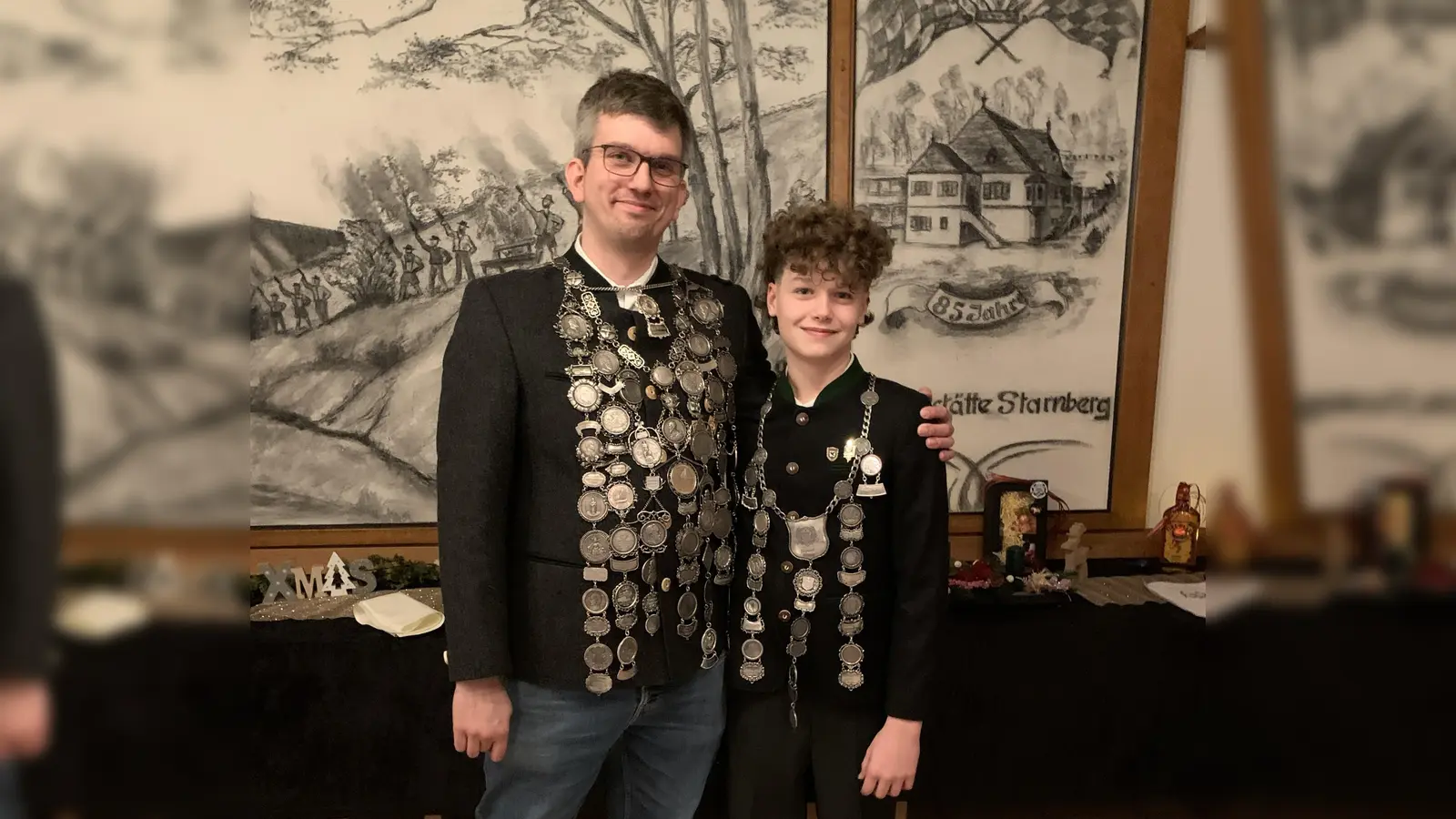 Freuten sich über ihre Erfolge: Axel Weidhaas (König) und Axel Martin (Jugendkönig). (Foto: FSG-Starnberg)