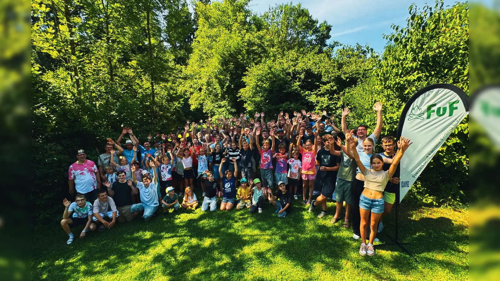 Zehn Jahre Vater-Kind-Zelten. 100 Kinder und ein Jubiläum voller Gemeinschaft, Natur und Abenteuer. (Foto: FuF e.V.)