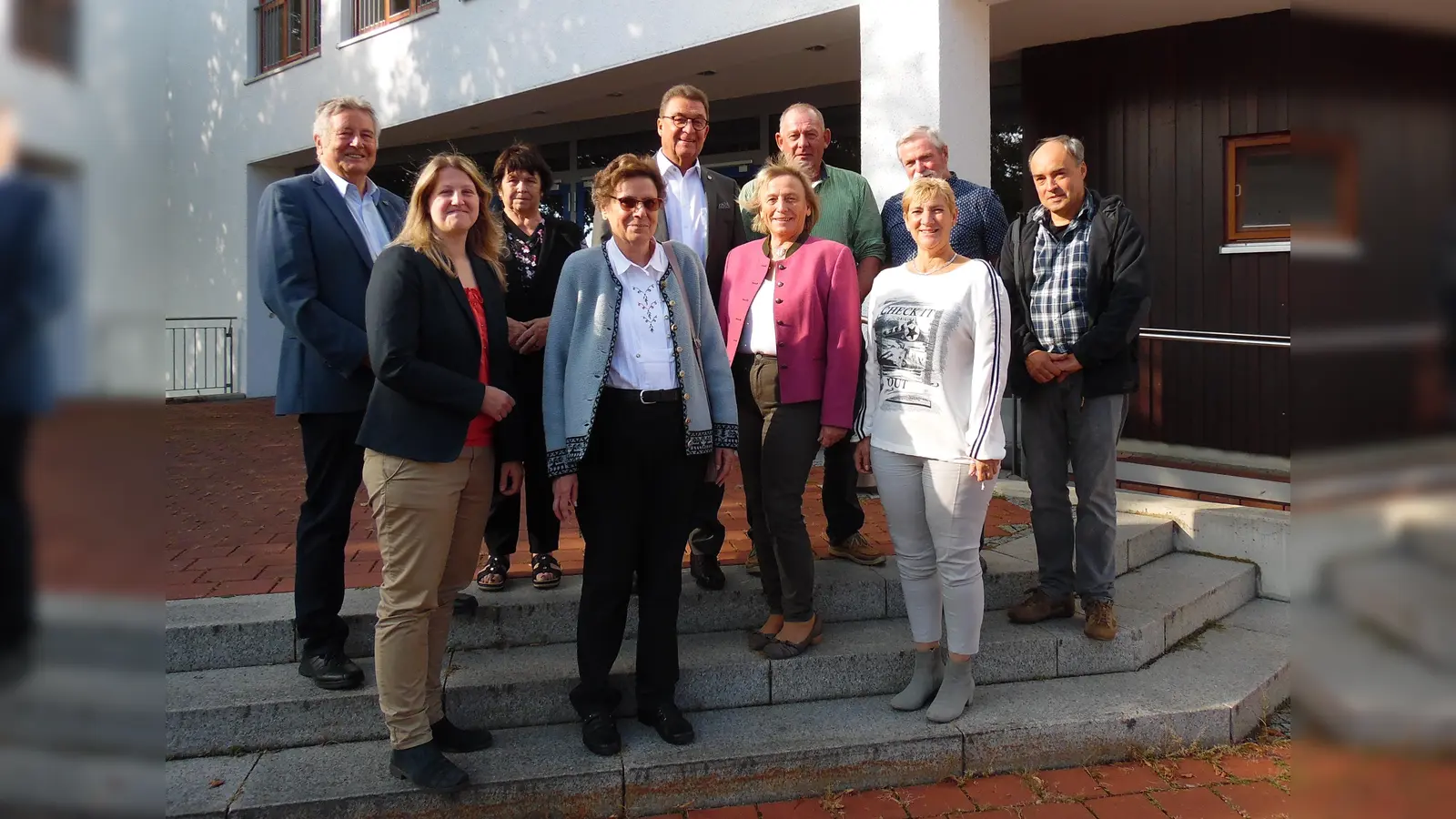 Das neu gewählte Vorstandsteam des VdK-Ortsverbandes Pliening. (Foto: Georg Rittler)