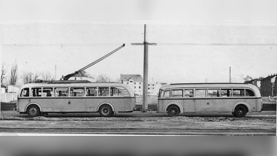 In München fuhr einmal ein „Stangerlbus”. (Foto: SWM)