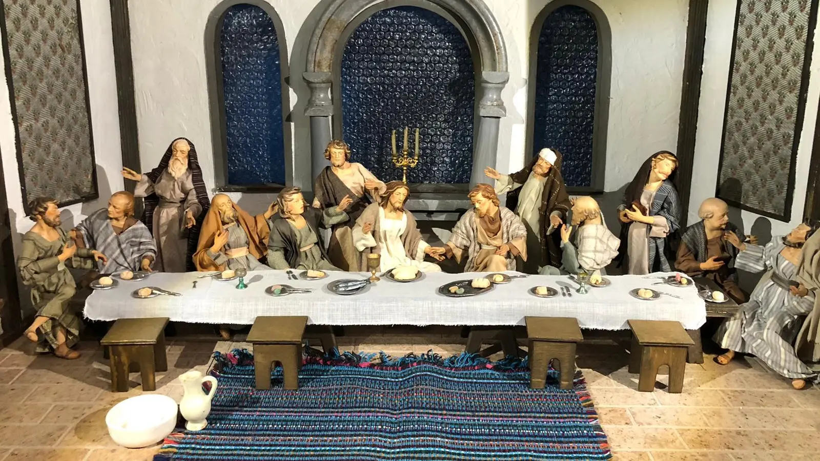 Das letzte Abendmahl. (Foto: Münchner Krippenfreunde e.V.)