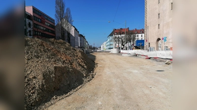 Die Arbeiten am Partnachplatz haben begonnen. (Foto: job)