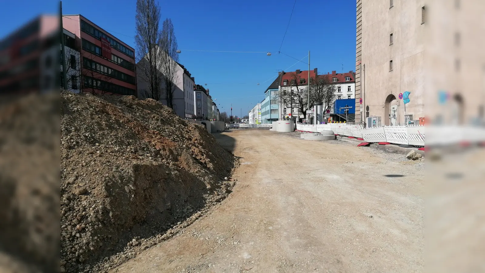 Die Arbeiten am Partnachplatz haben begonnen. (Foto: job)