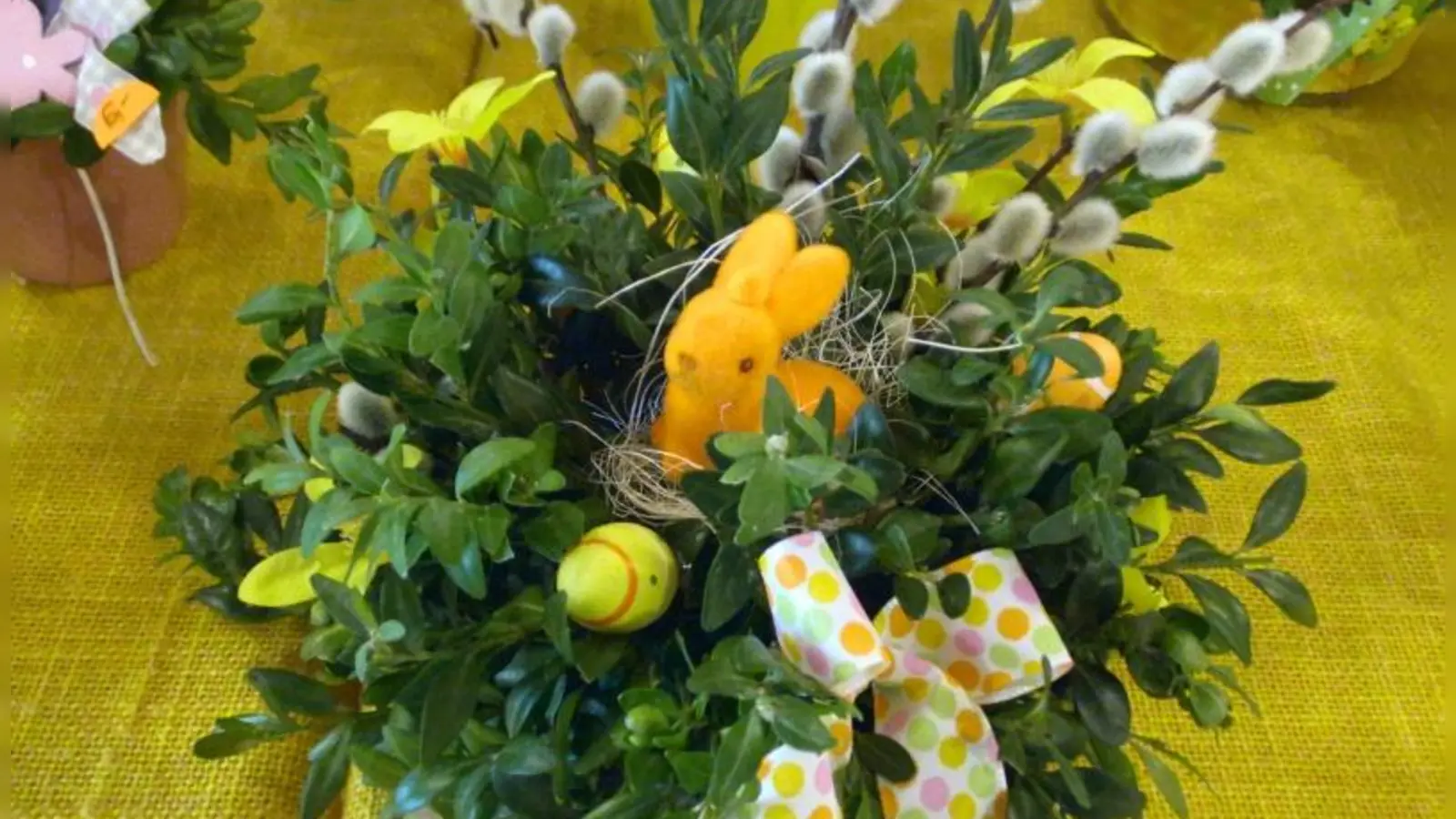 Zu erwerben gibt es allerlei Osterdekorations-Artikel. (Foto: Pfarrgemeinderat St. Pius)