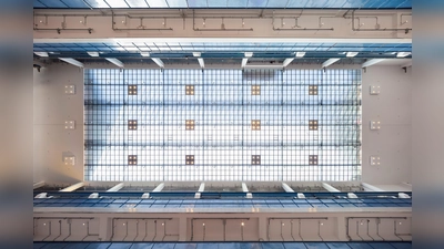 Der Blick nach oben in der Halle E. (Foto: HGEsch)