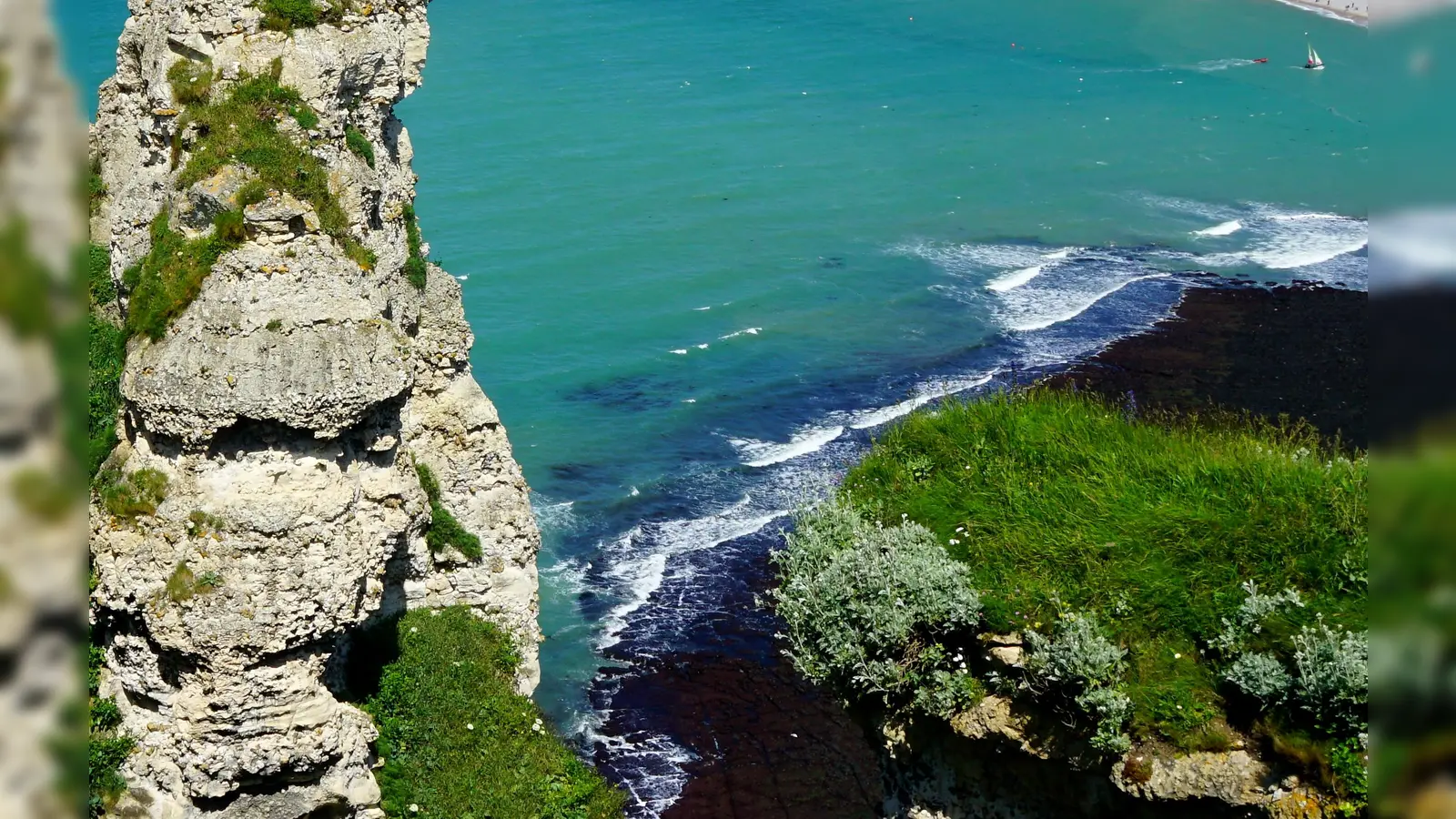 Franz Still präsentiert Natur und Kultur der Normandie - hier die Steilküste bei Étretat. (Foto: Franz Still)
