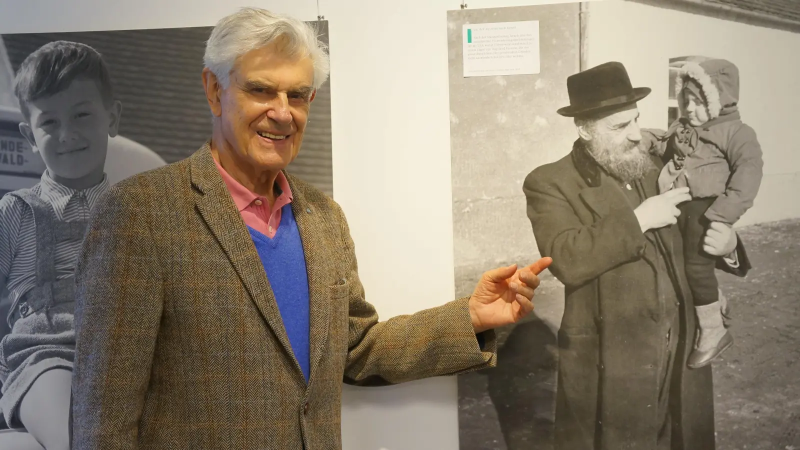 Der Zeitzeuge Otto-Ernst Holthaus steht für Fragen zur Verfügung.  (Foto: hw)