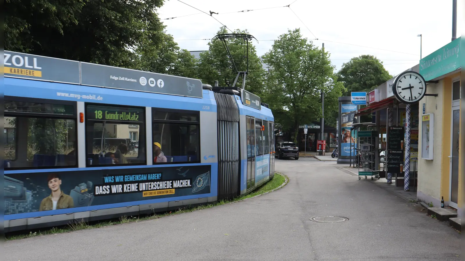 Im Bereich um die Schwanseestraße musste der Trambahnverkehr für eine Stunde eingestellt werden. (Archivbild: bas)