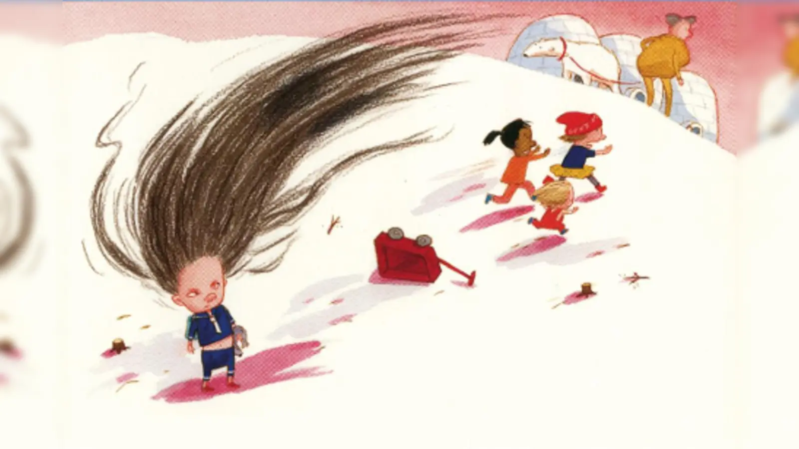 Zahlreiche Bilder aus Kinderbüchern sind im Schloss Blutenburg zu sehen. (Foto: Pija Lindenbaum)