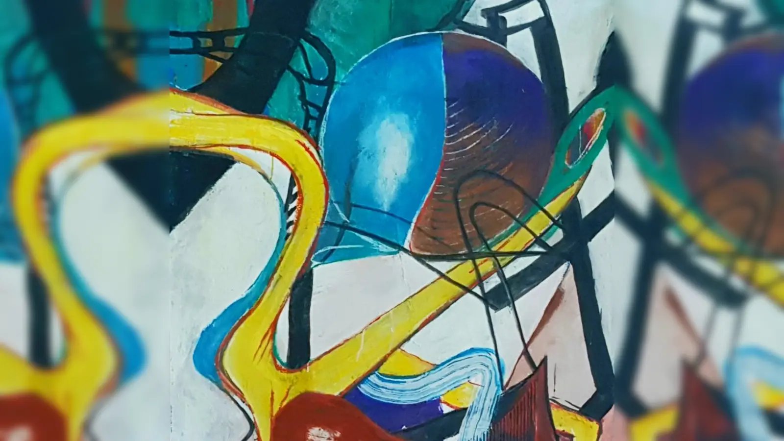 „Echo der Halbkugel” lautet der Titel dieses Werks von Claudia Pirron, die ihr Atelier am 28. und 29. Juni öffnet. (Foto: Pirron)