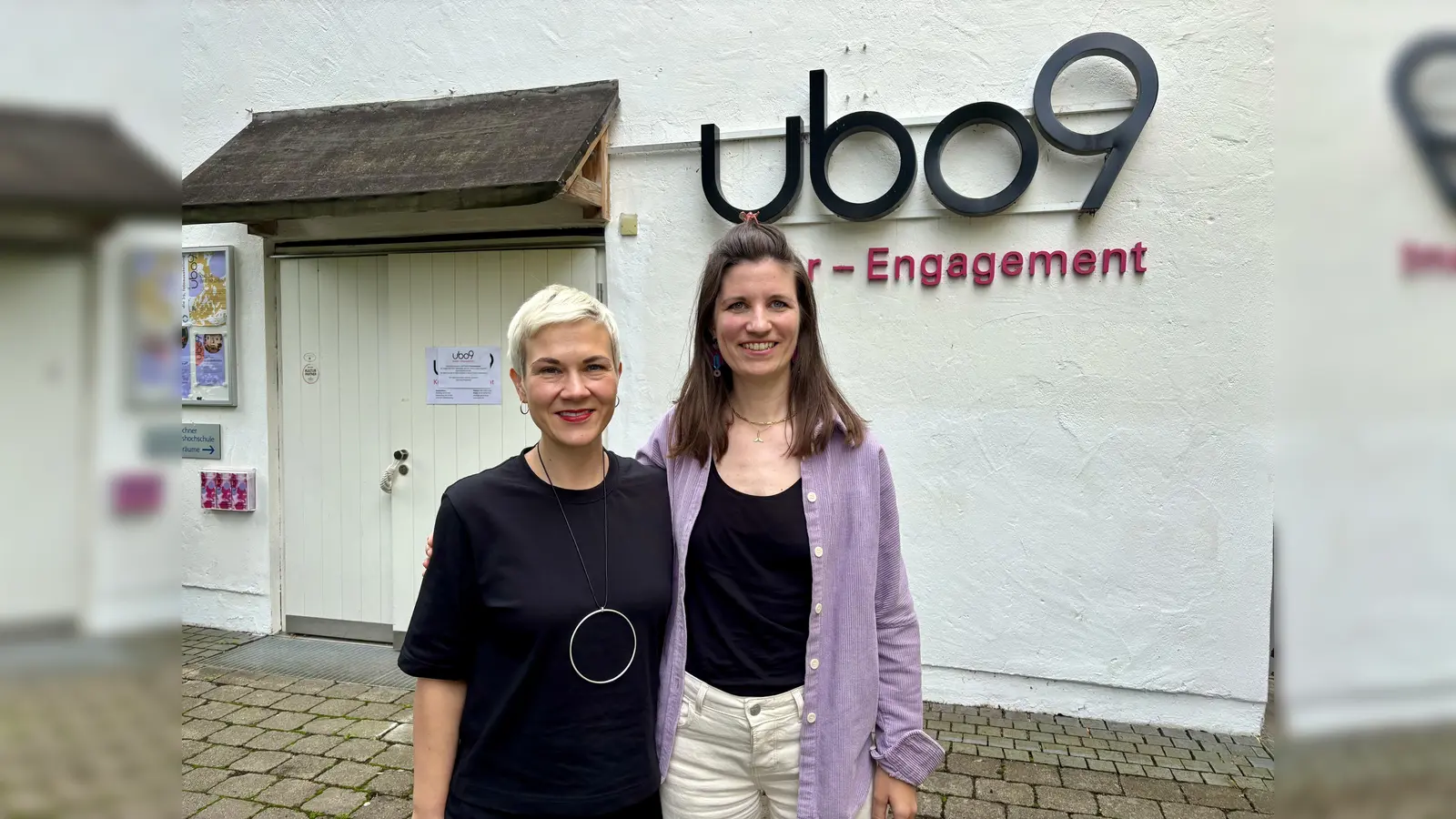 Magdalena Vaith und Julia Grohnert leiten das Kulturzentrum ubo9 in der Aubinger Ortsmitte. (Foto: Ulrike Seiffert)
