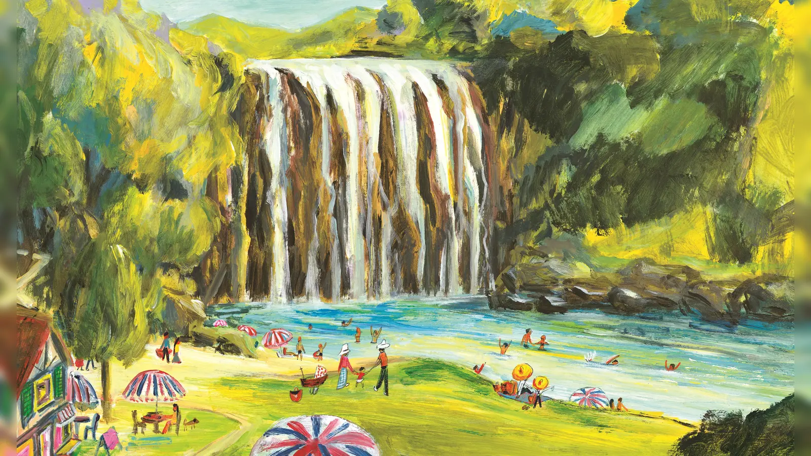 Diese Illustration ist ebenfalls in der Ausstellung „Am großen Strom” zu bewundern. (Foto: 2019 Hiroshi Osada/Ryoji Arai (Illustratoren))