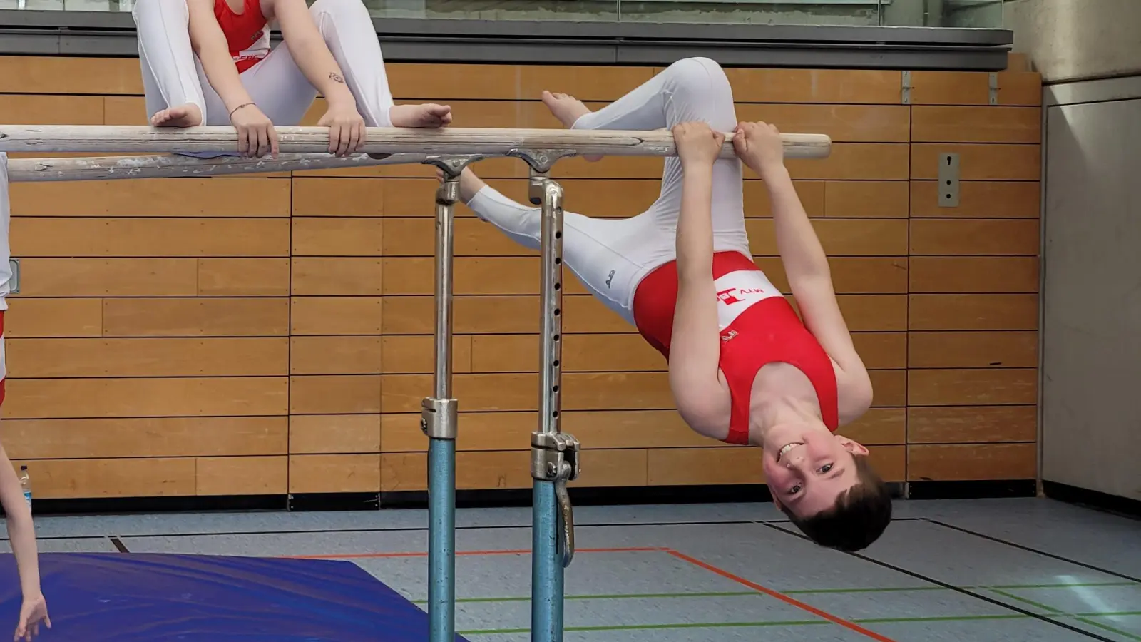 Die jungen Turner hatten Spaß und waren zufrieden mit ihren Leistungen. (Foto: MTV Berg)