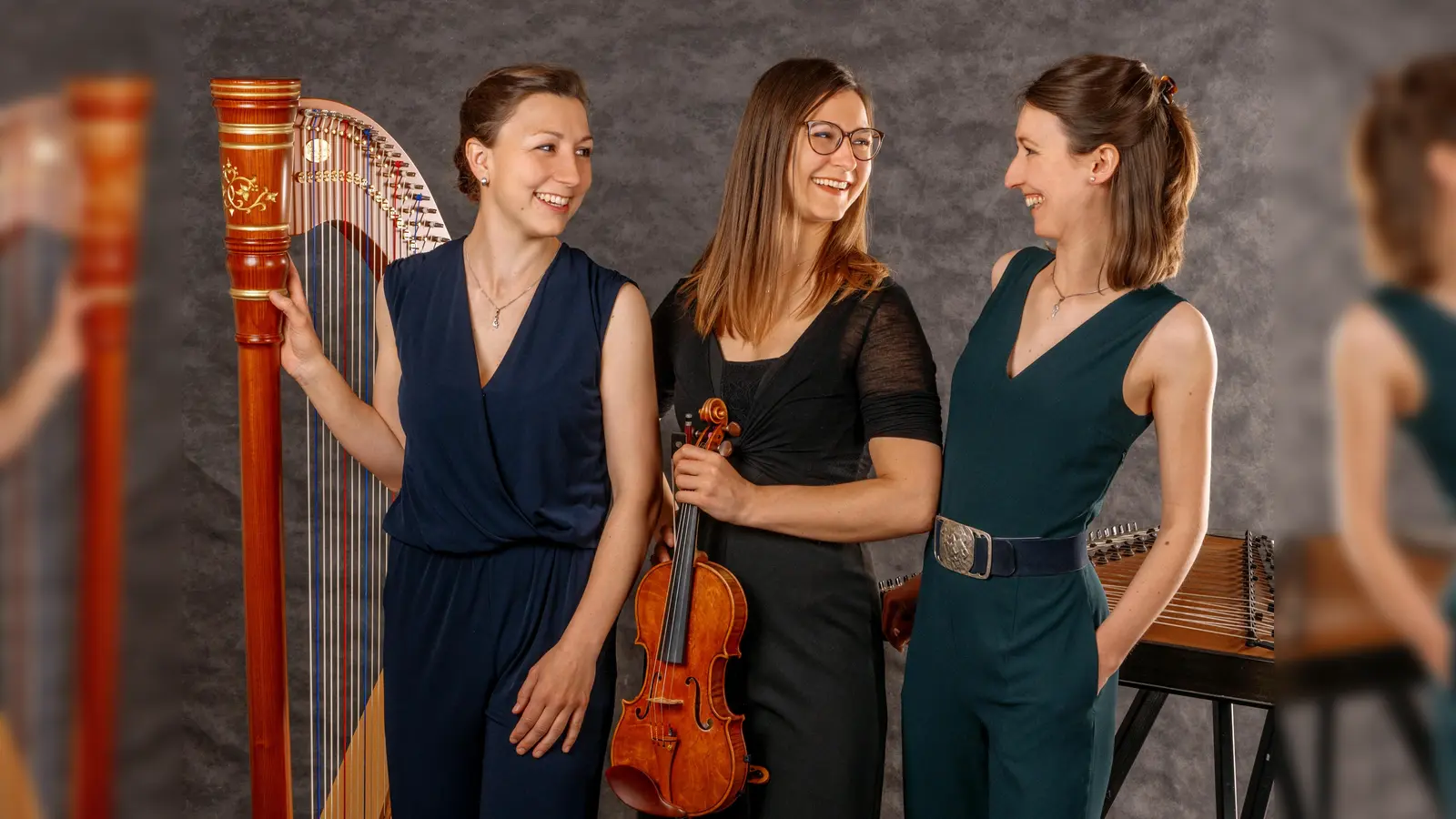 Das Trio Vielsaitig wird die Zuhörer der Kulturwoche wieder einmal mit ihrer Musik begeistern. (Foto: Vielsaitig)