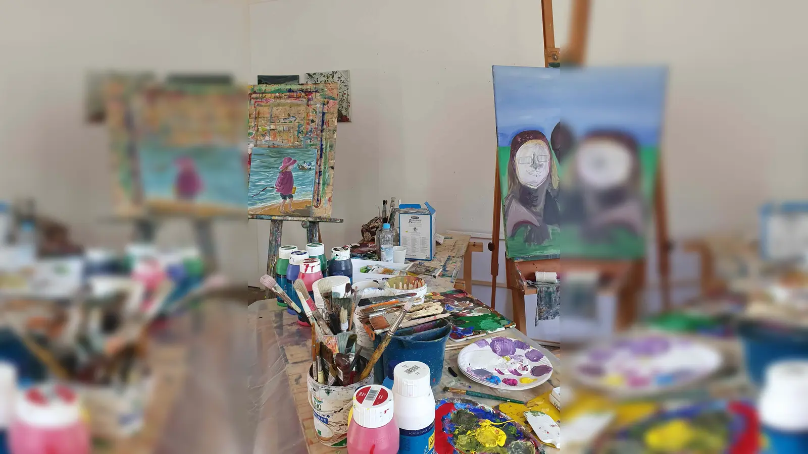 Ein Mekka für Künstler. Die Sommerakademie im Schafhof. (Foto: Beer)