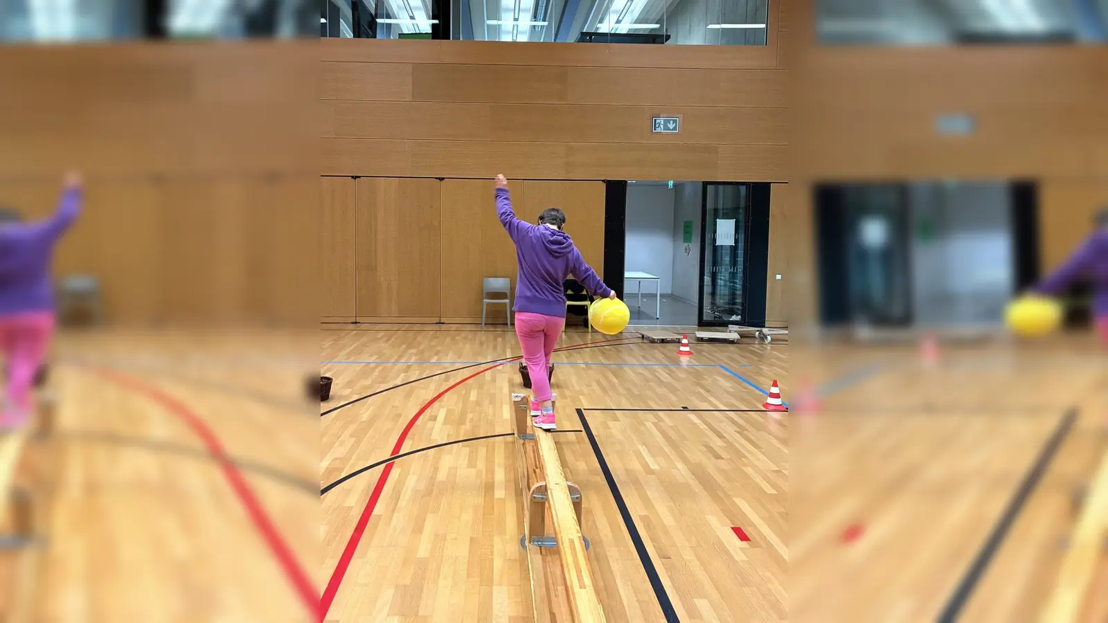 Viel Spaß hatten die Kinder vom integrativen Kindergarten Falkenstein bei „Garching bewegt”. (Foto: Stadt Garching)