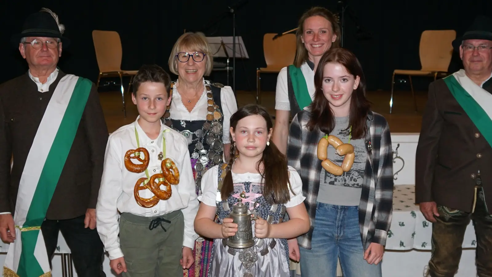 Schossen bei der Jugend am besten (von links): Marcel, Feli und Anna. (Foto: VSG Pöcking)