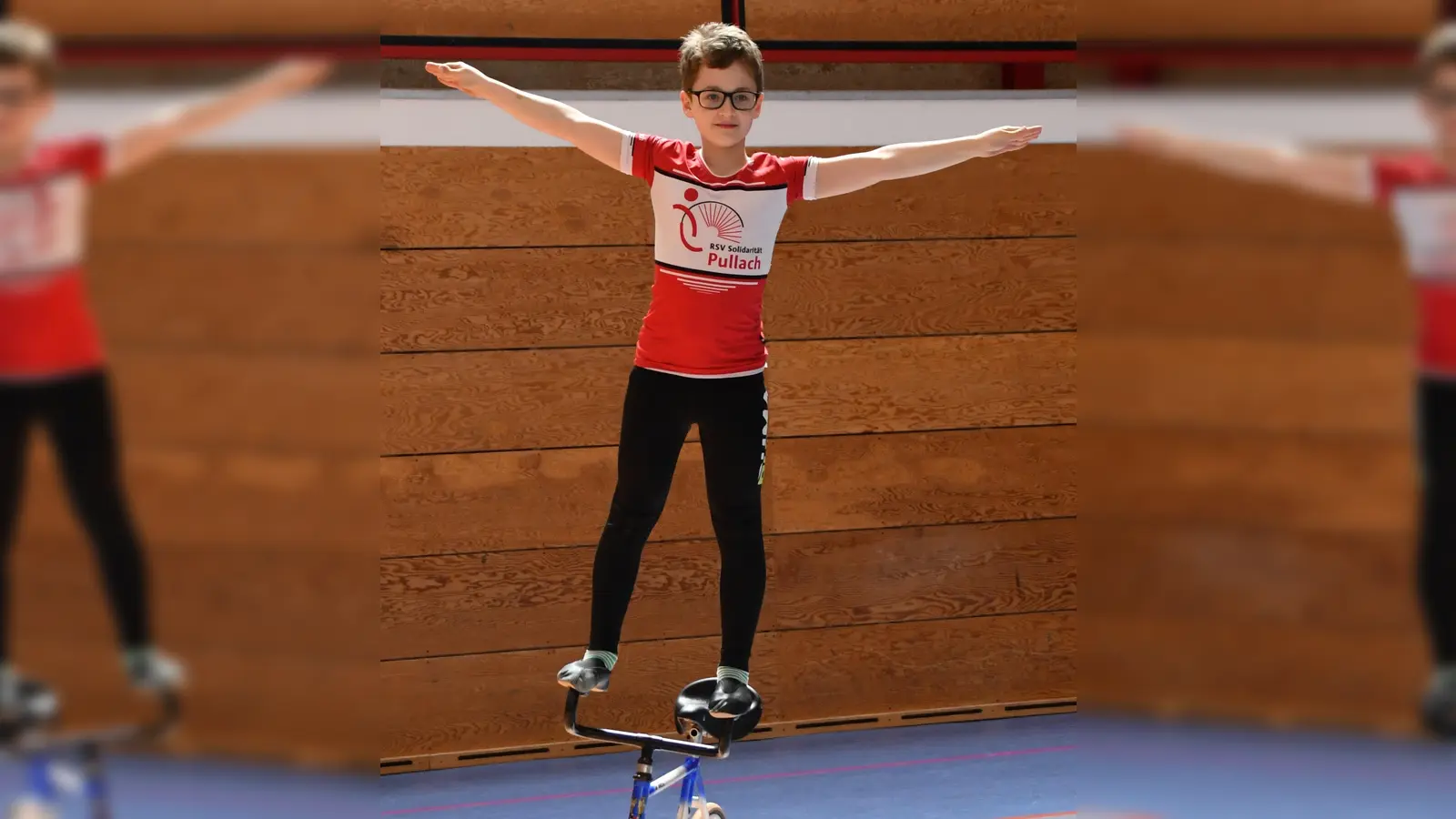 Läuft: Maximilian Heidenfeld beim Frontlenkerstand, der ihm im Training noch Schwierigkeiten bereitet hatte. (Foto: Fritzi Tausch)