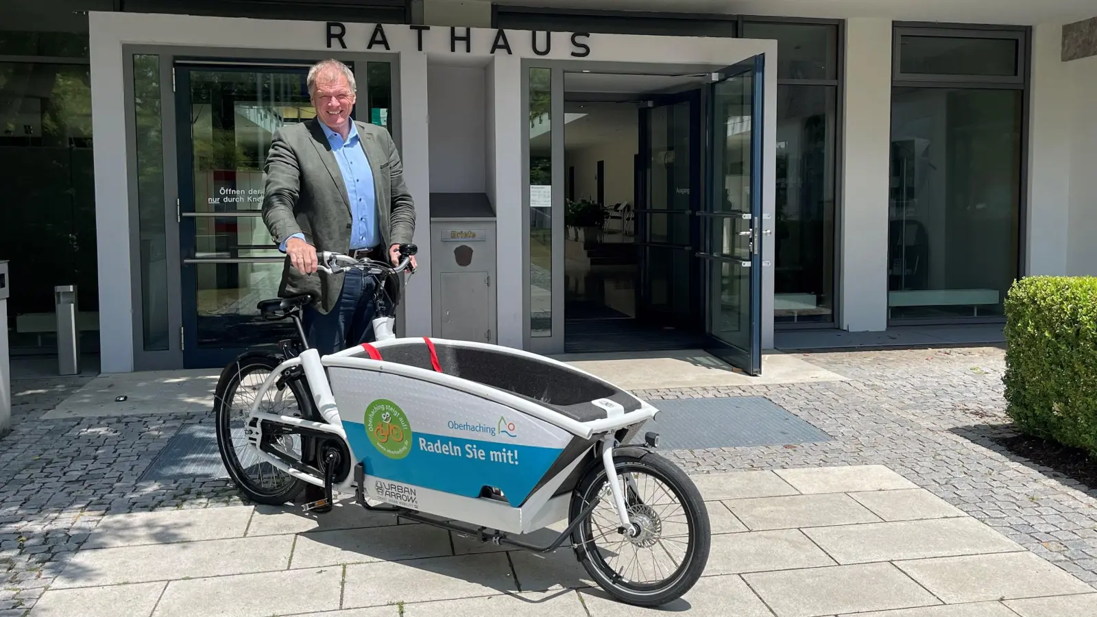 Bürgermeister Stefan Schelle wird für eine weitere Amtsperiode die Geschicke von Oberhaching lenken. (Foto: hw)