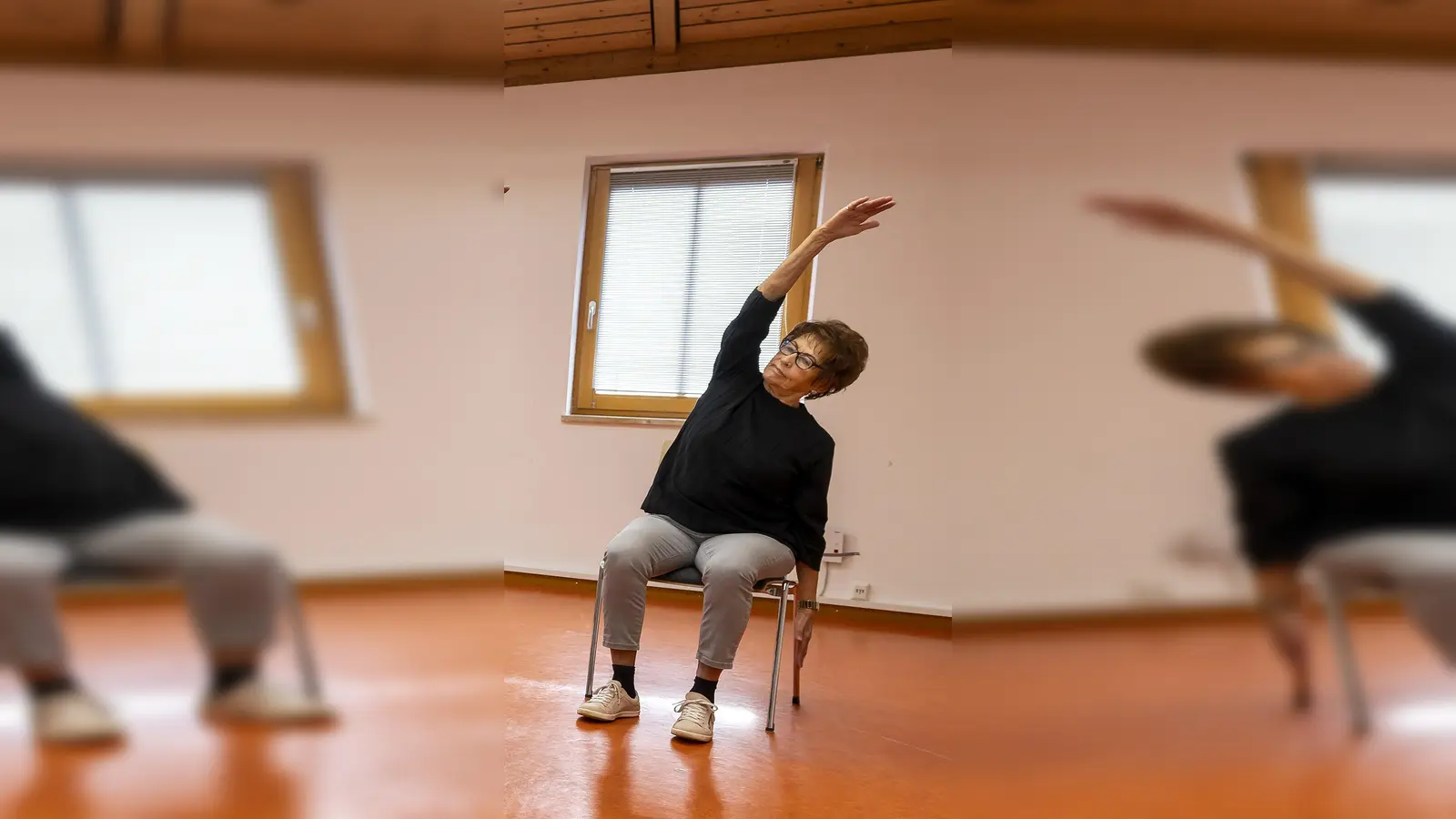 Die NbH bietet die Möglichkeit bei sich zu Hause Übungen zur Sturzprävention durchzuführen. (Foto: Ralf Wilschewski)