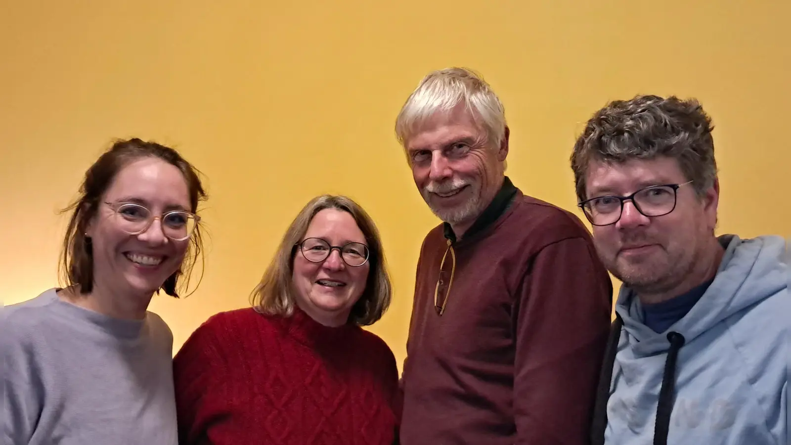 Der neue Vorstand der Grünen Herrsching (von links): Franziska Schon, Charlotte Wehn, Gerd Mulert und Wolfgang Darchinger (Foto: Ortsverband Herrsching Bündnis90/Die Grünen)