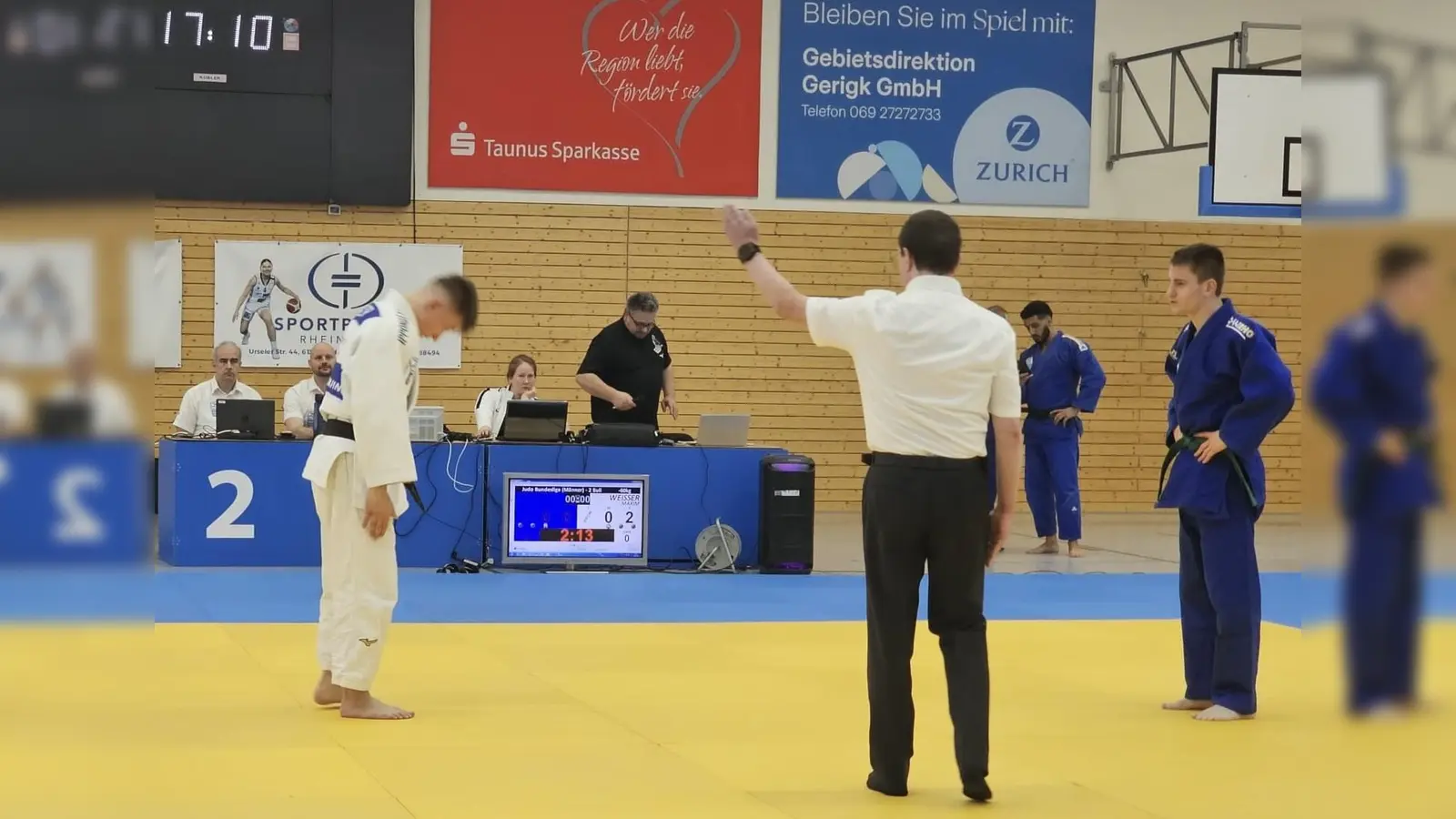 Maxim Weisser holte den ersten Punkt für den KB Grafing-Bad Aibling. (Foto: Frank Doetsch)