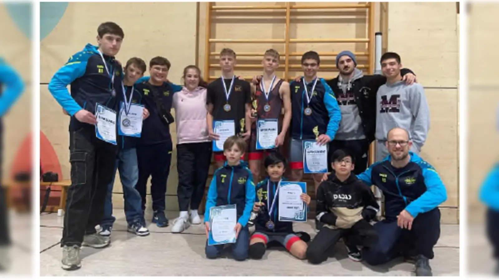 Über starken Nachwuchs darf sich die Ringerabteilung des ESV München-Ost freuen. (Foto: Verein)