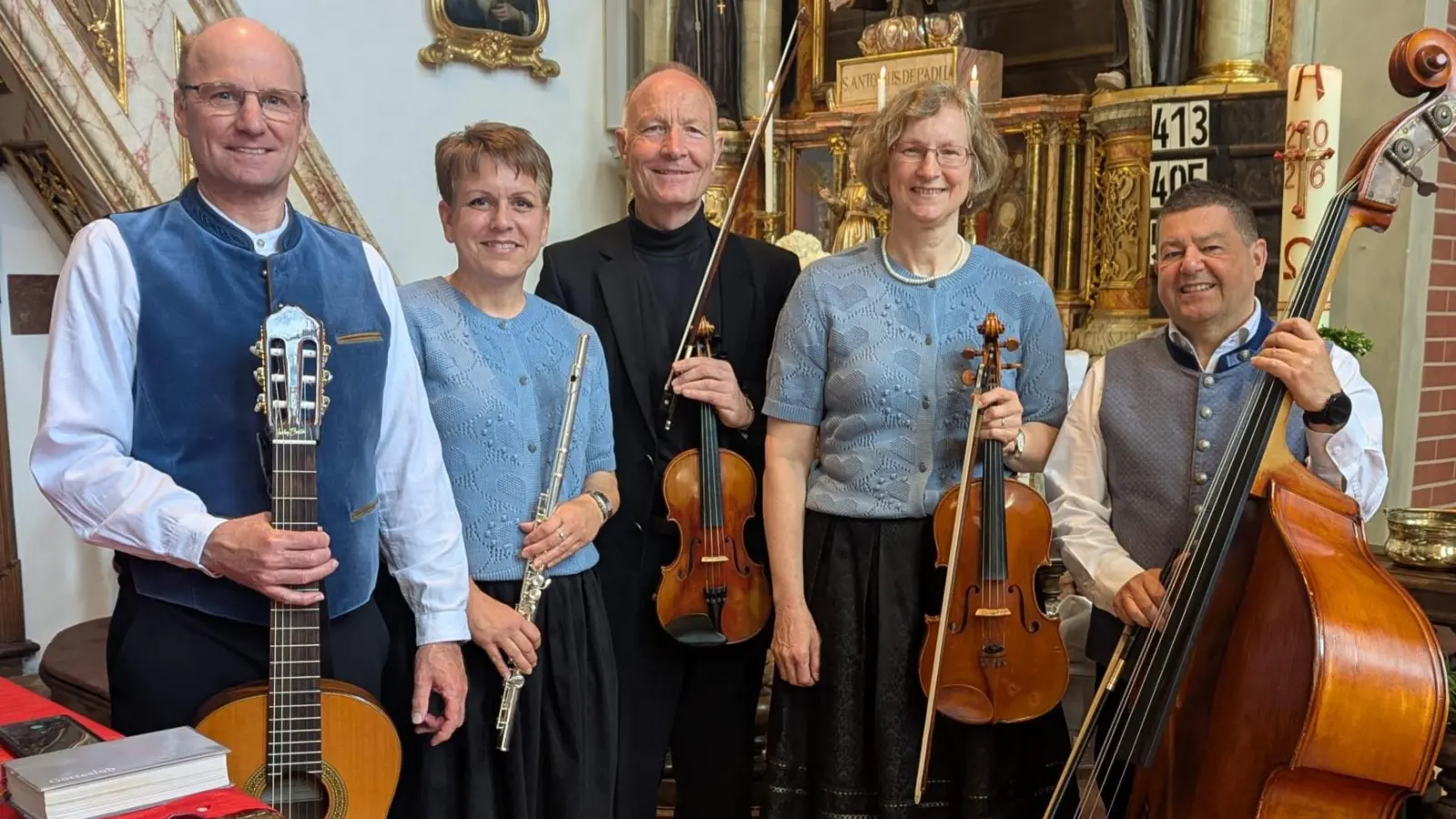 D'Salmdorfer Stubenmusi lädt zum Konzert in die Kirche Mariä Himmelfahrt ein. (Foto: Ralph Unglauben)