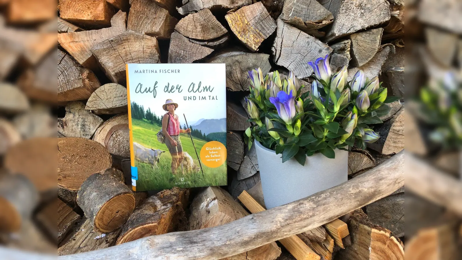 Martina Fischer liest in der Gemeindebücherei Aschheim aus ihrem neuen Buch „Auf der Alm und im Tal“. (Foto: VA)