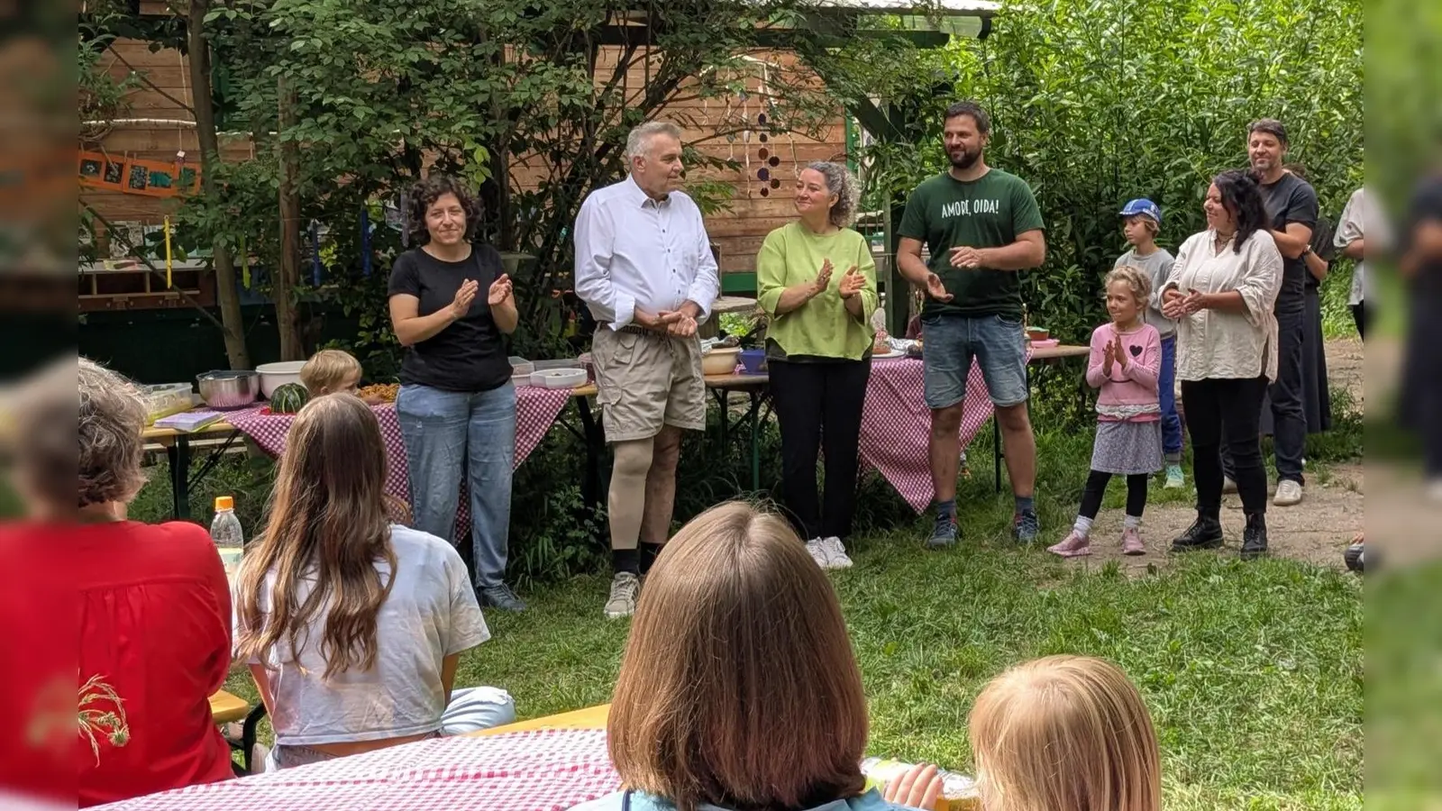 Ein rundum gelungenes Fest zum Jubiläum des Waldkindergartens in Moosburg. (Foto: K. Kipfelsberger)