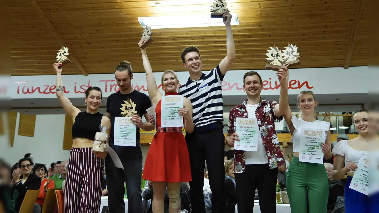 Theresa Sommerkamp und Elian Preuhs standen wieder einmal ganz oben auf dem Treppchen. (Foto: Boogie Magic's)