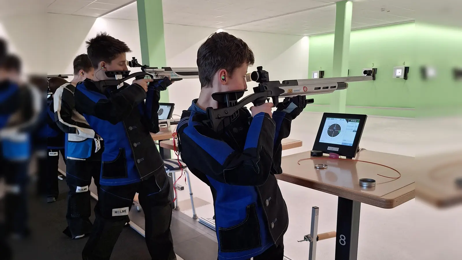 Training am Luftgewehr stand auf dem Programm bei der VSG Pöcking. (Foto: Pöcking)