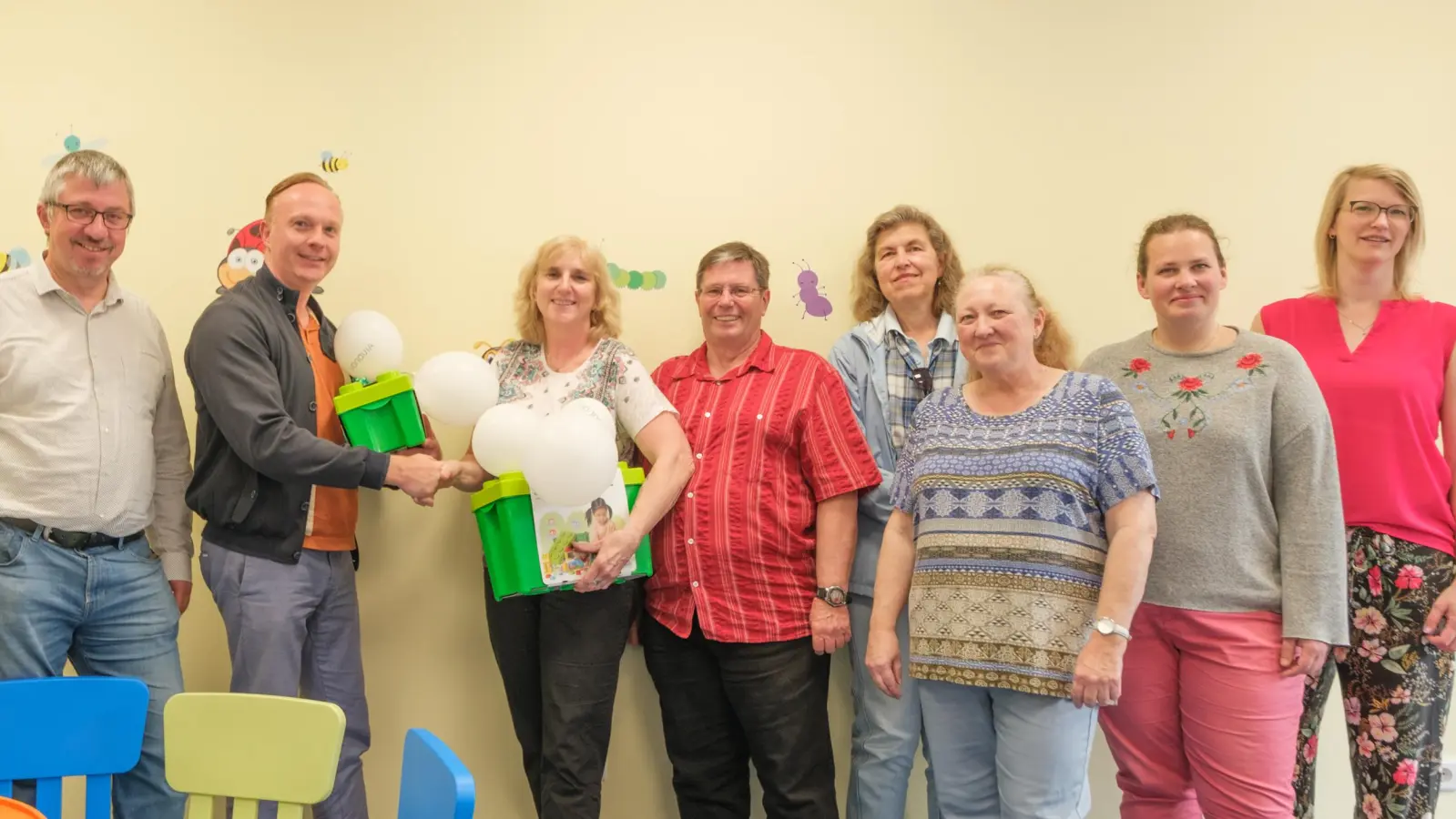 Große Freude: Im Familienzentrum Hadern-Blumenau wurde die Erweiterung gefeiert. (Foto: Familienzentrum)
