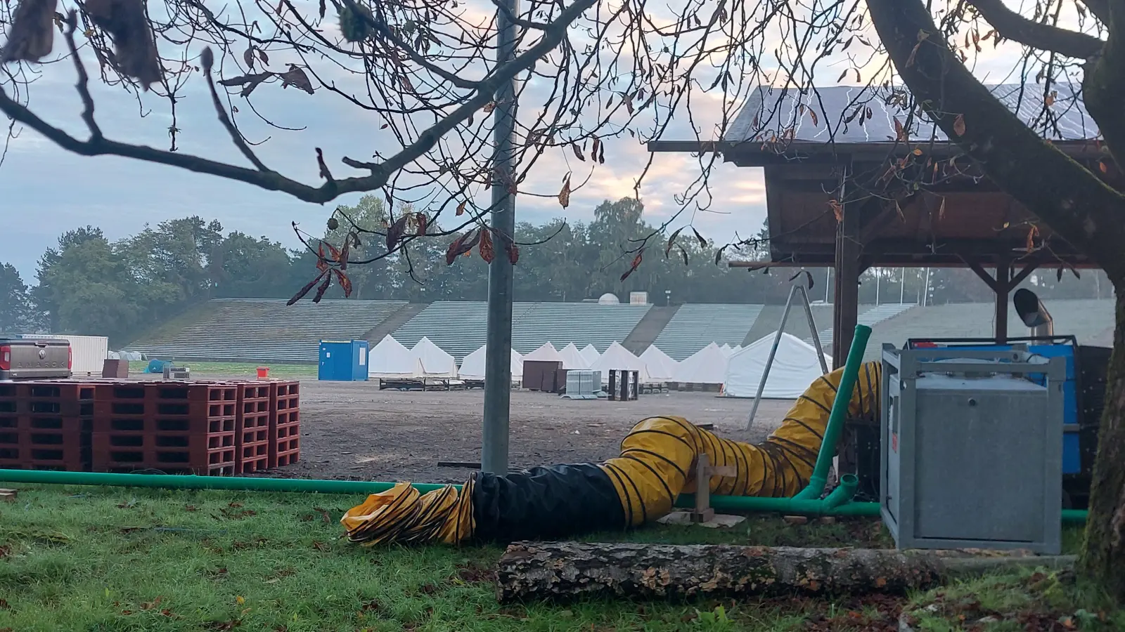 Auf der Olympia-Reitanlage haben Unbekannte mehrere dort untergebrachte Pferde misshandelt. (Archivbild: bas)