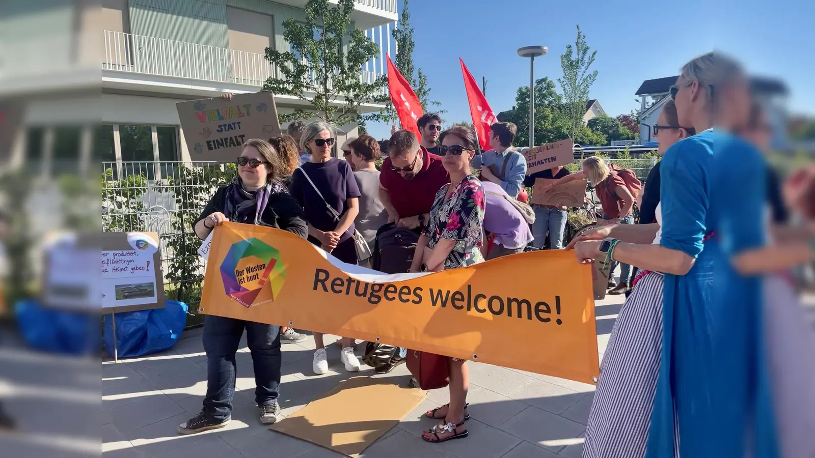 Die Bürgerinitiative „Der Westen ist bunt” setzt sich für ein offenes, lebenswertes Allach für alle Menschen ein. (Foto: bb)