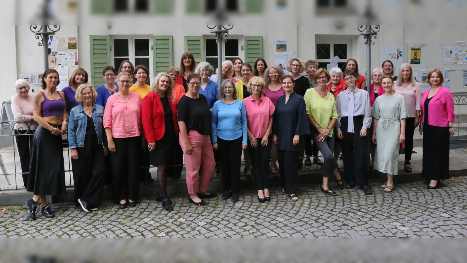 Der Mohr-Villa-Chor besteht seit mehr als 25 Jahren. Er besteht aus Frauen jeden Alters.  (Foto: Mohr-Villa)