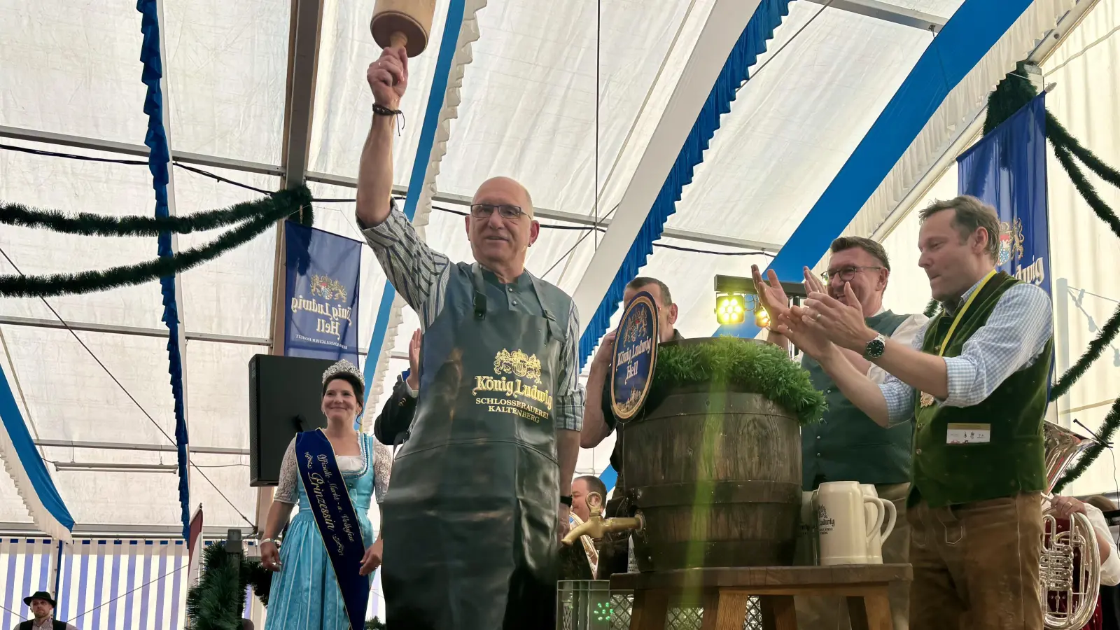 So wie im letzten Jahr wird auch diesmal Frieder Vogelsgesang die Vorwiesn eröffnen. Anstich ist am 30. Juli um 19 Uhr. (Foto: Ulrike Seiffert)